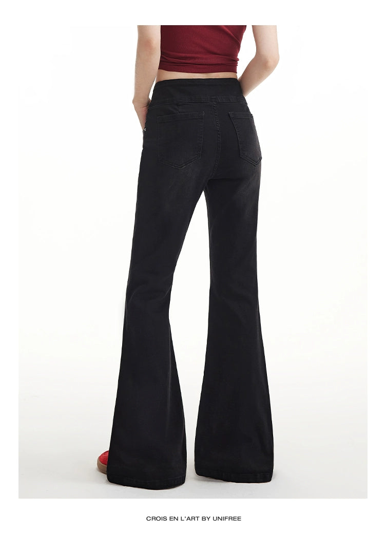 UNIFREE High-waisted Fashion Mop Jeans
