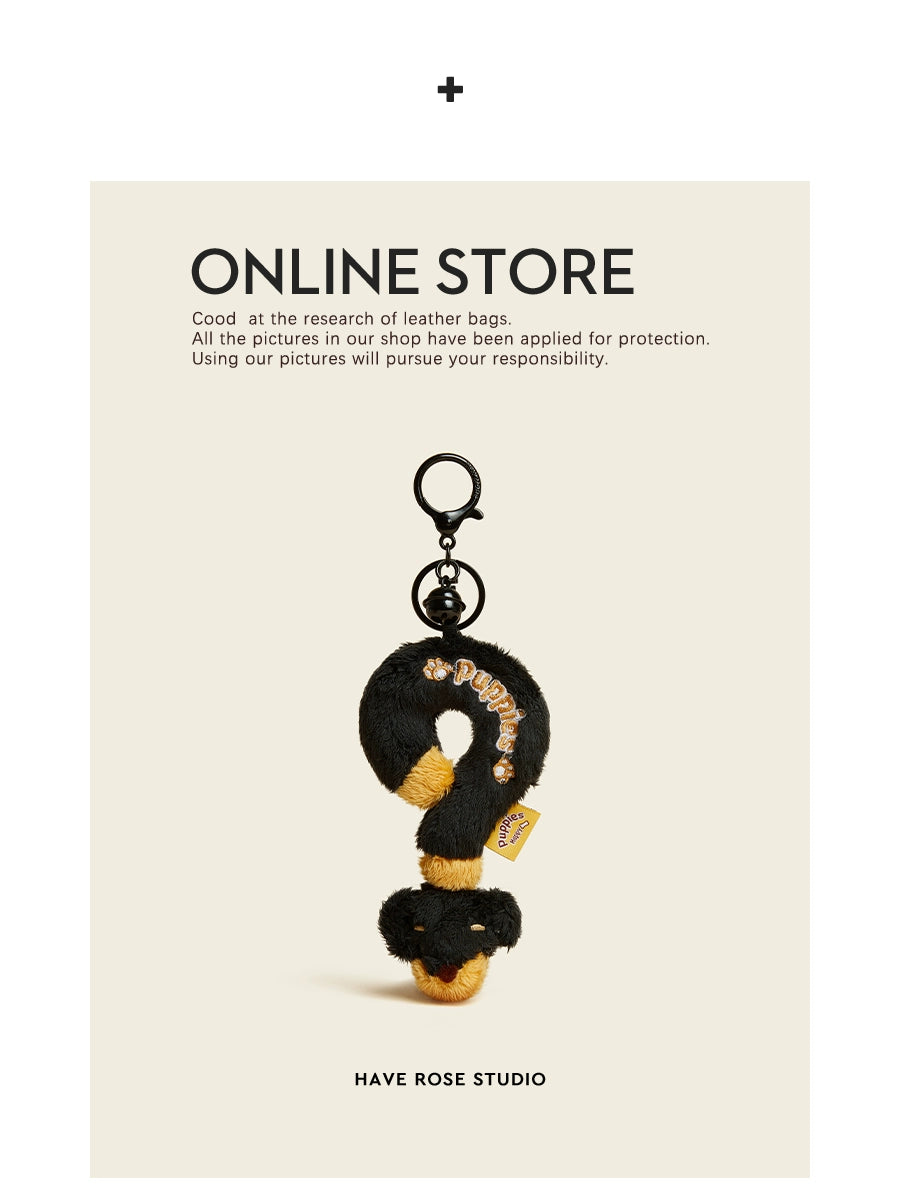 HAVEROSE Ham Dachshund Dog Bag Pendant