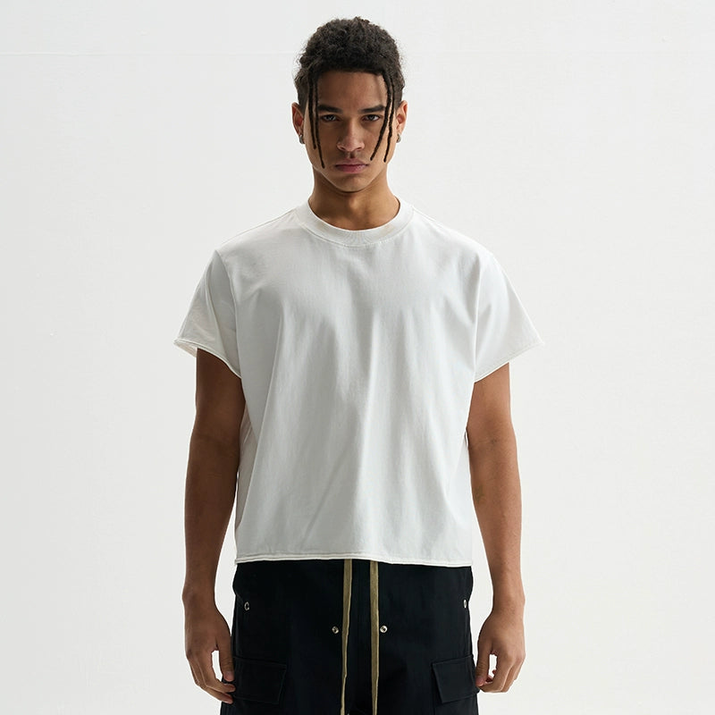 FIVE MEN Loose Short Simple Trend Tee