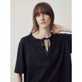COLN Strap Casual Loose Tee