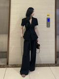 PANPANSTUDIO Suit Medium and Long Wide-leg Pants
