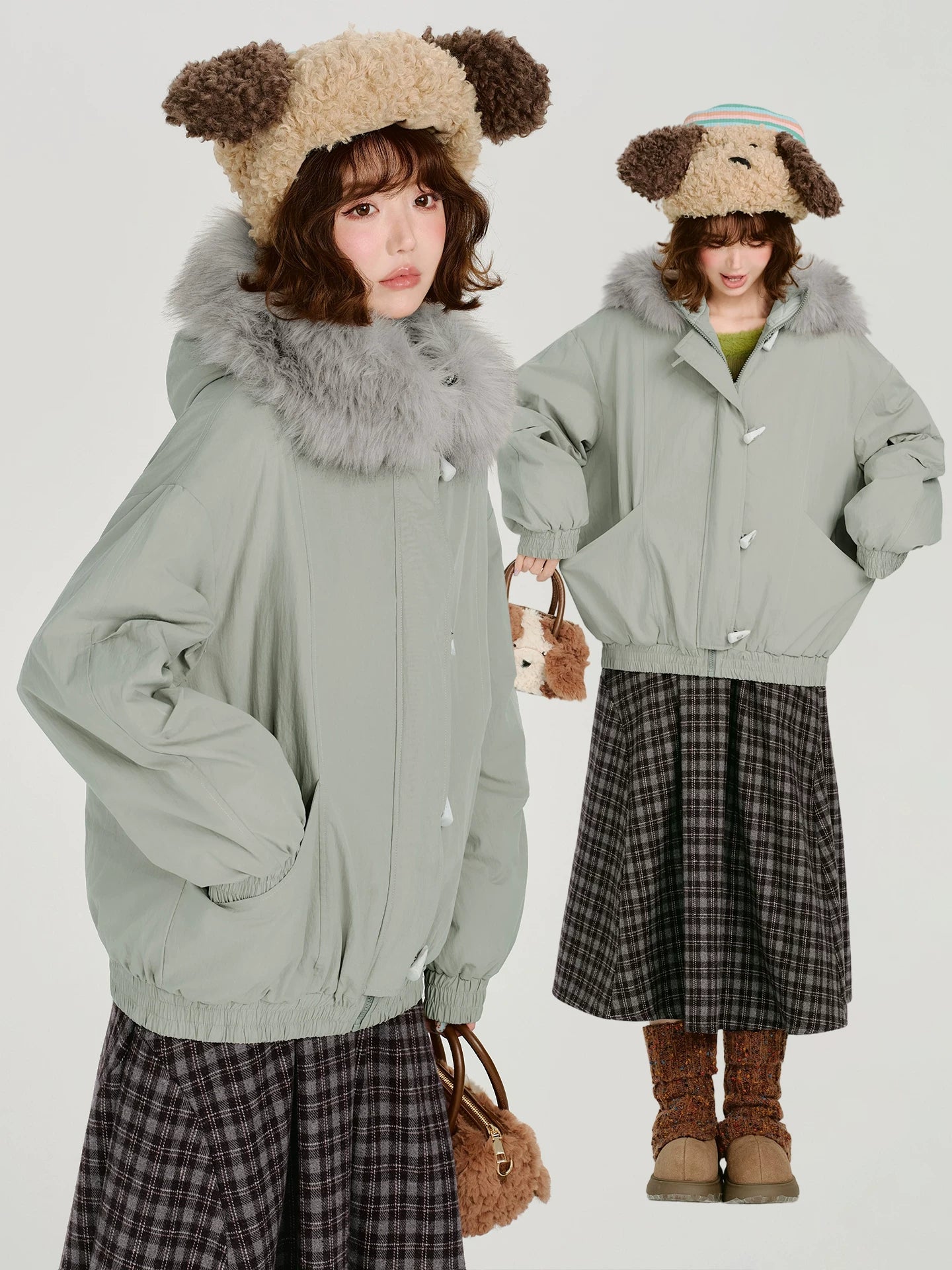 Girlyhalo Versatile Padded Thick Jacket