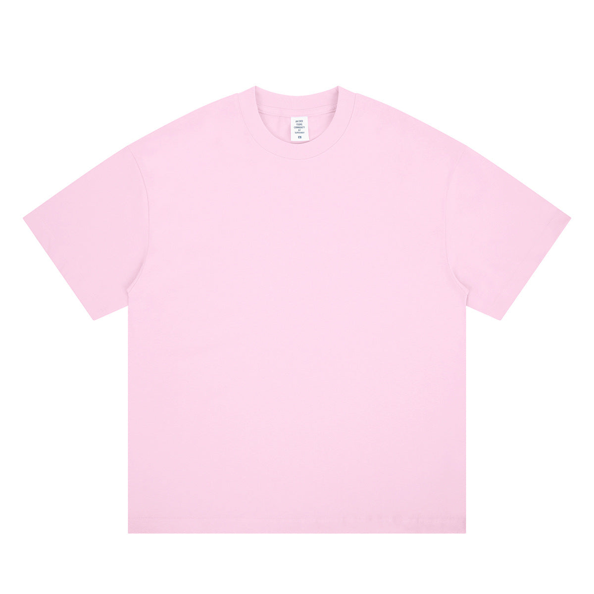 SUPER WAY Loose Crew Neck Versatile Tee