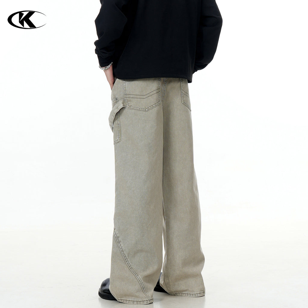 11KN deconstruction straight Pants