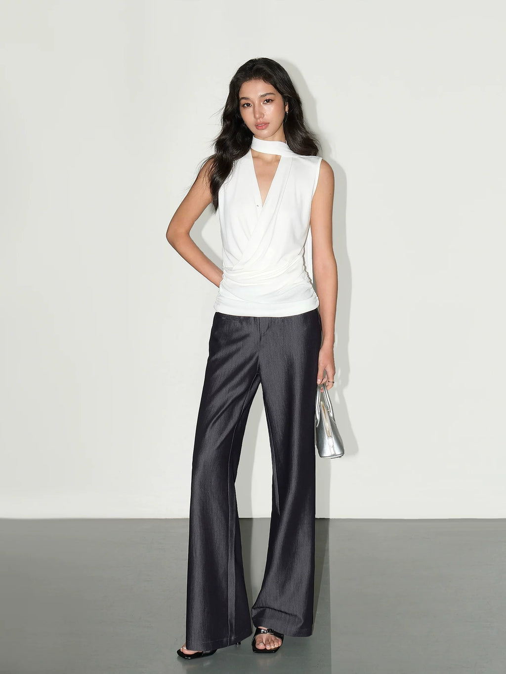 NEVA HU Thin Micro-pull Versatile Casual Pants