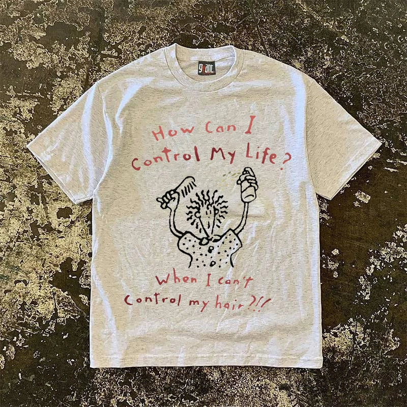 UPUPXIA Loose Casual Tee