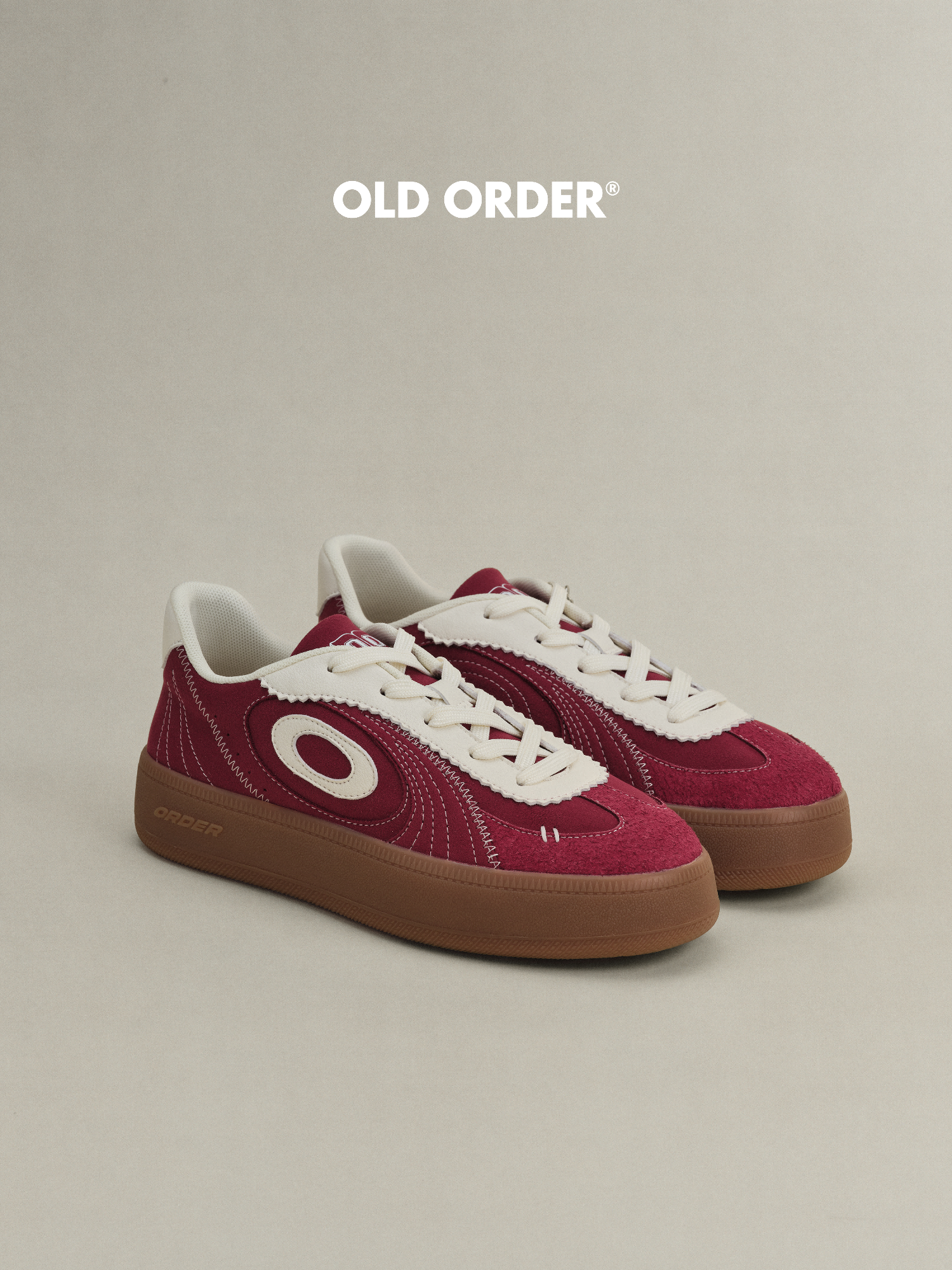 OLDORDER Retro Breathable Height-increasing Casual Shoes