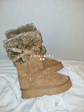 CHILIGIRL Fleece Thermal Thick-soled Snow Boots