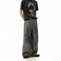BTSG Thorn Totem Embroidery Stitching Vintage Jeans