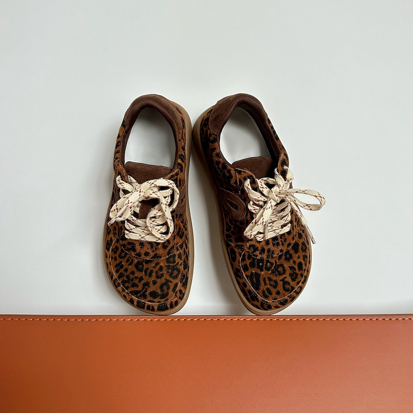 Lidaren Produced Leather Vintage Inner Heightening Casual Versatile Shoes