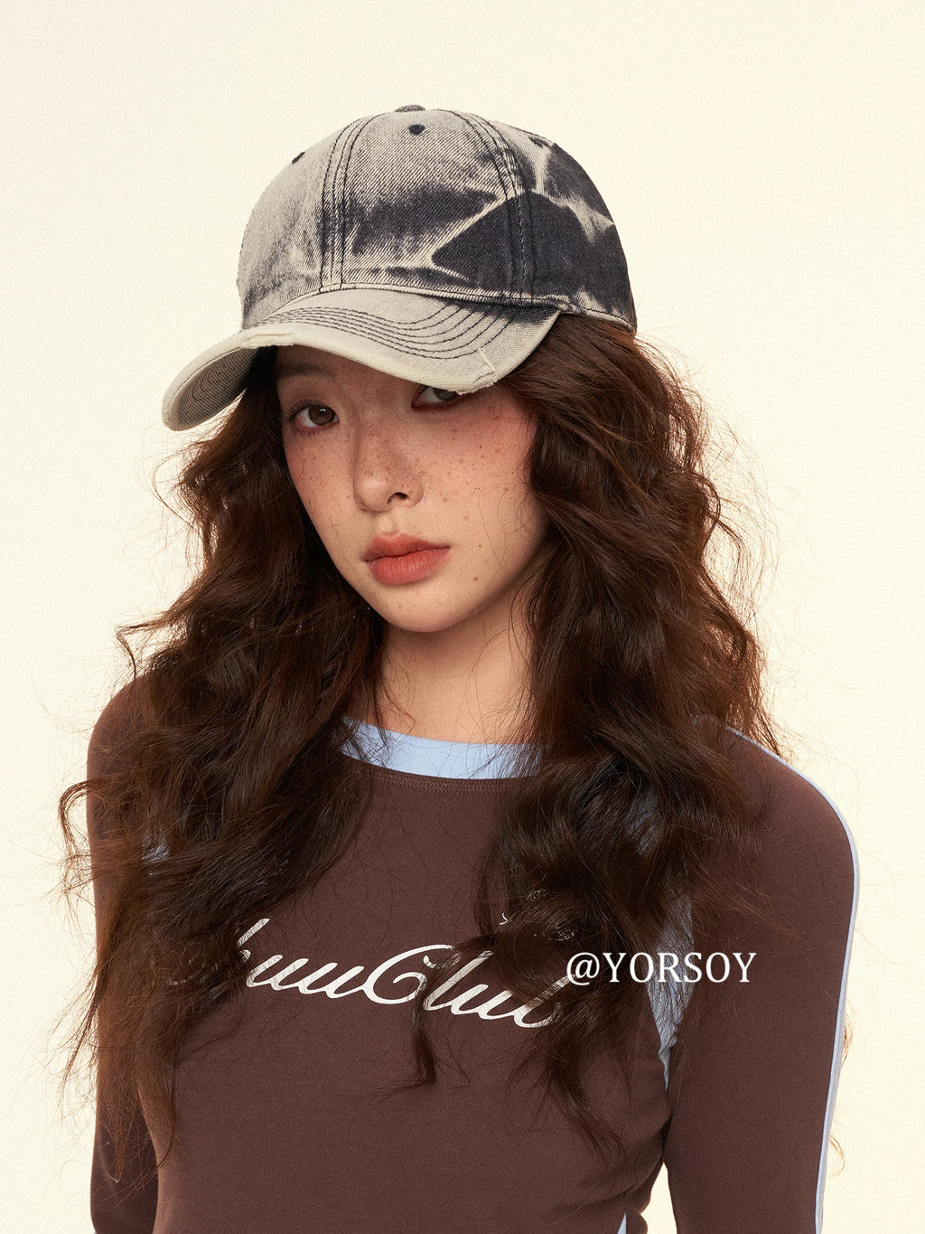 YORSOY Retro Old Tie-dye Cap