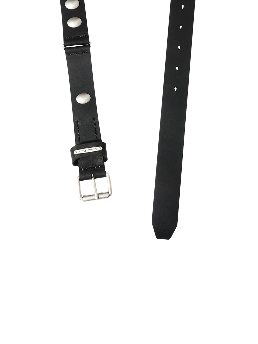Borrowed Project Cowhide Pin Buckle Split Strike Belt