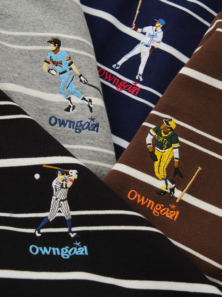 Battles Baseball Stripes Long Sleeves