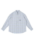 Madeinerror Casual Neutral Simple Plaid Shirt Shorts Set