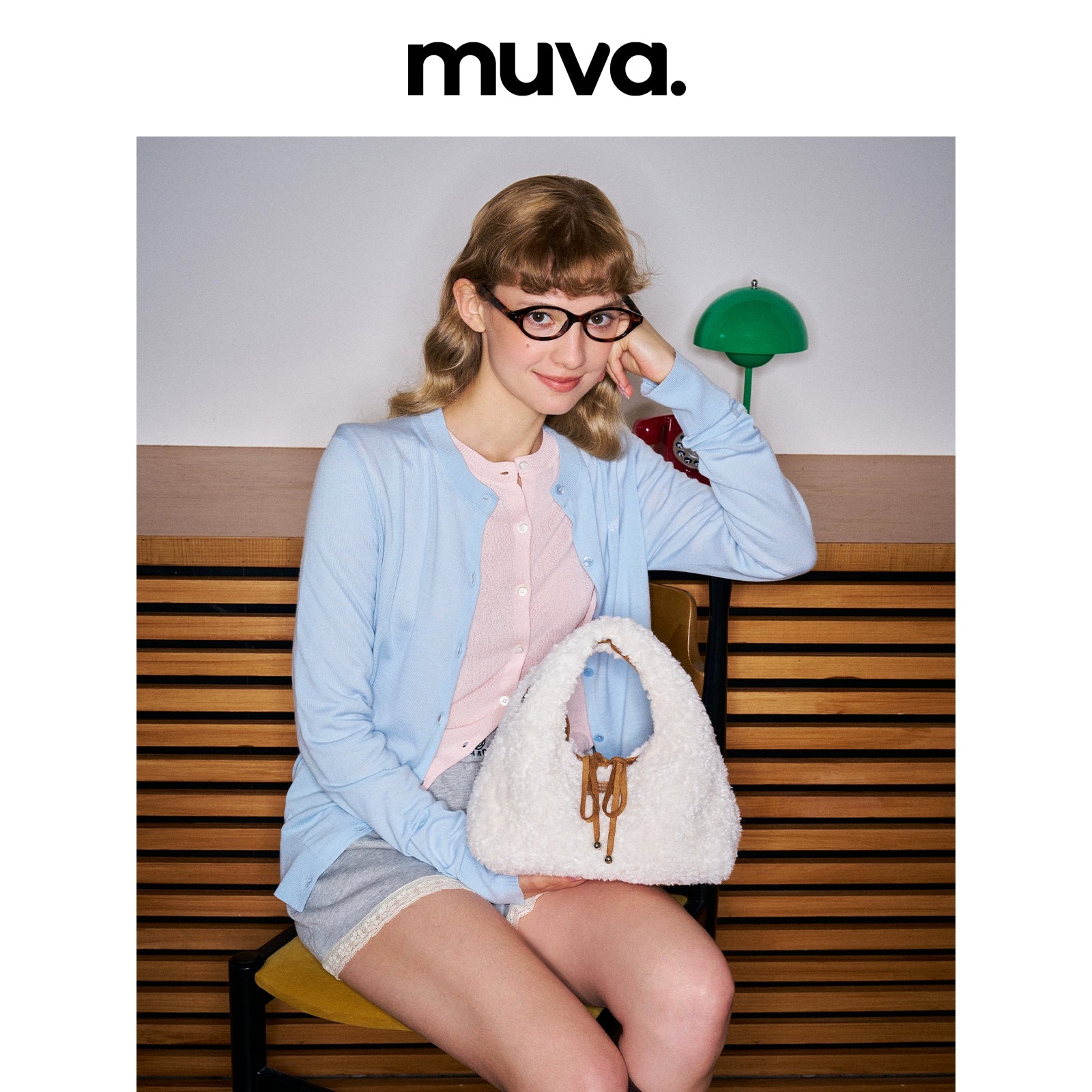 MUVA Cute Casual Plush Tote Bag