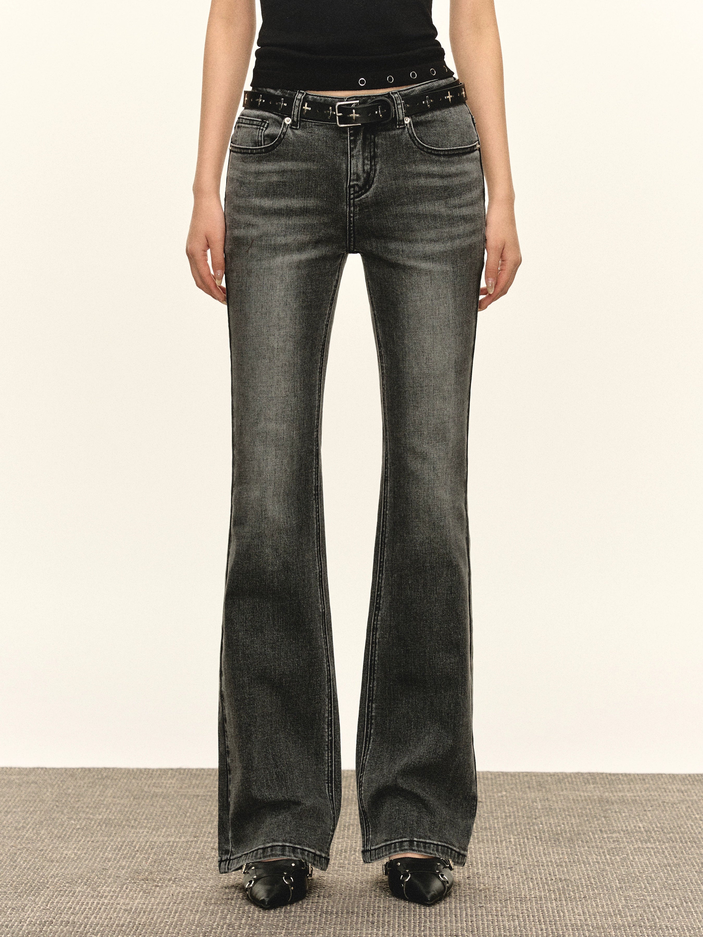 Ariseism Vintage Wash Casual Jeans