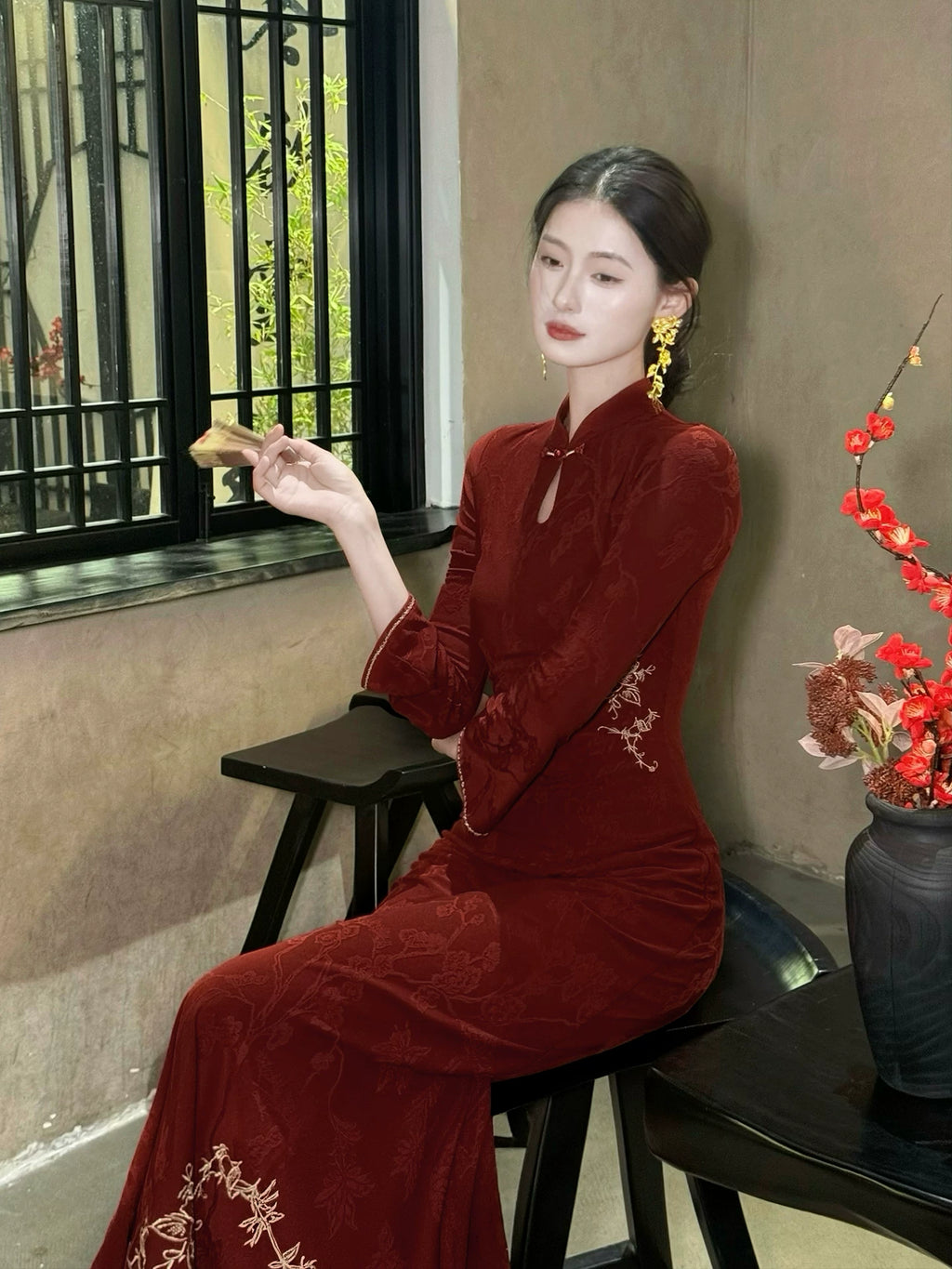 ZIHE Haute Couture Embroidered Dress