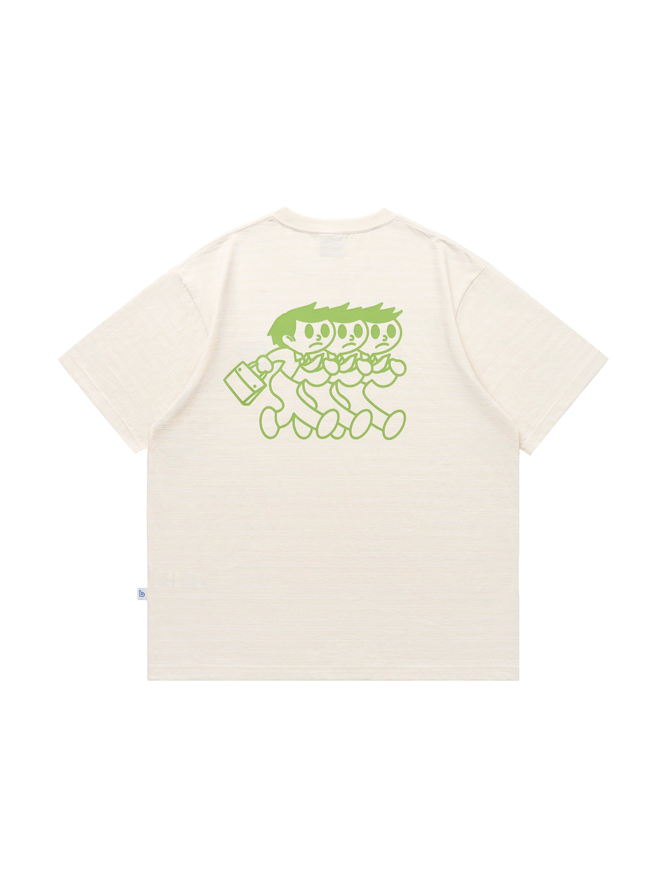BENT IDEA Striped Casual Versatile Tee