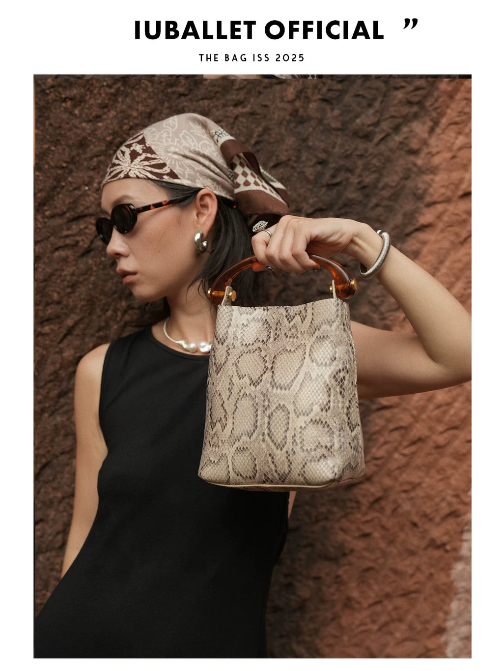 IUBALLET Snake Crossbody Handbag