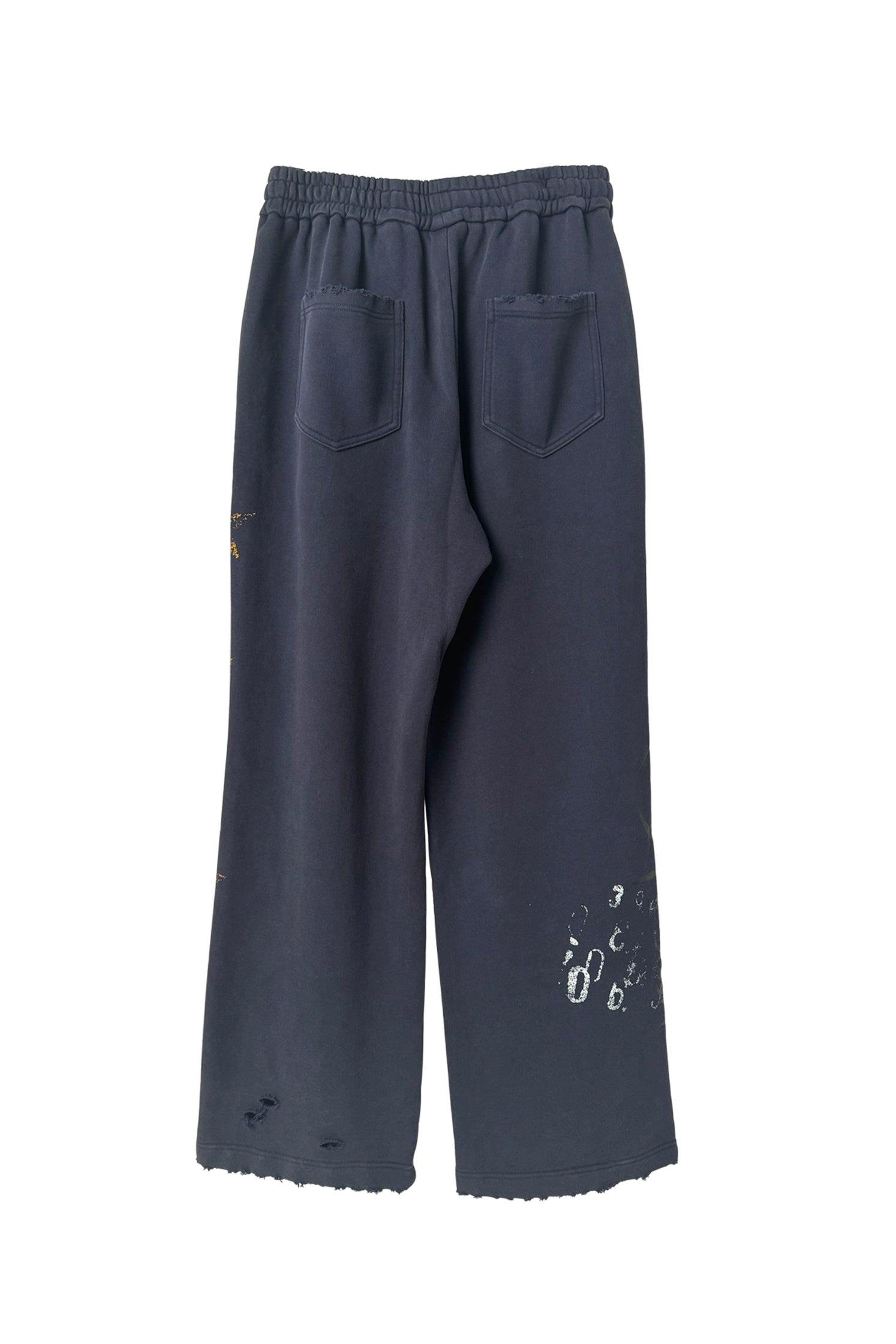 Human Star Print Loose Casual Trousers