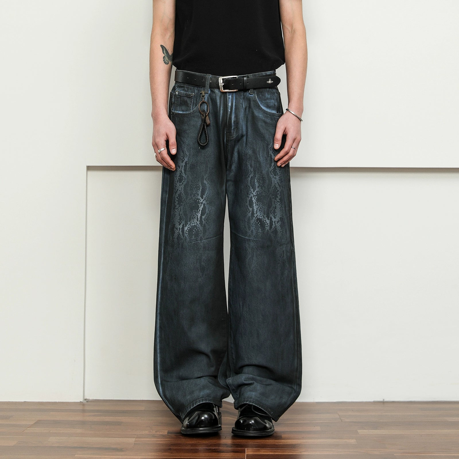 FLYOFF Year of the Snake Limited Python Jeans