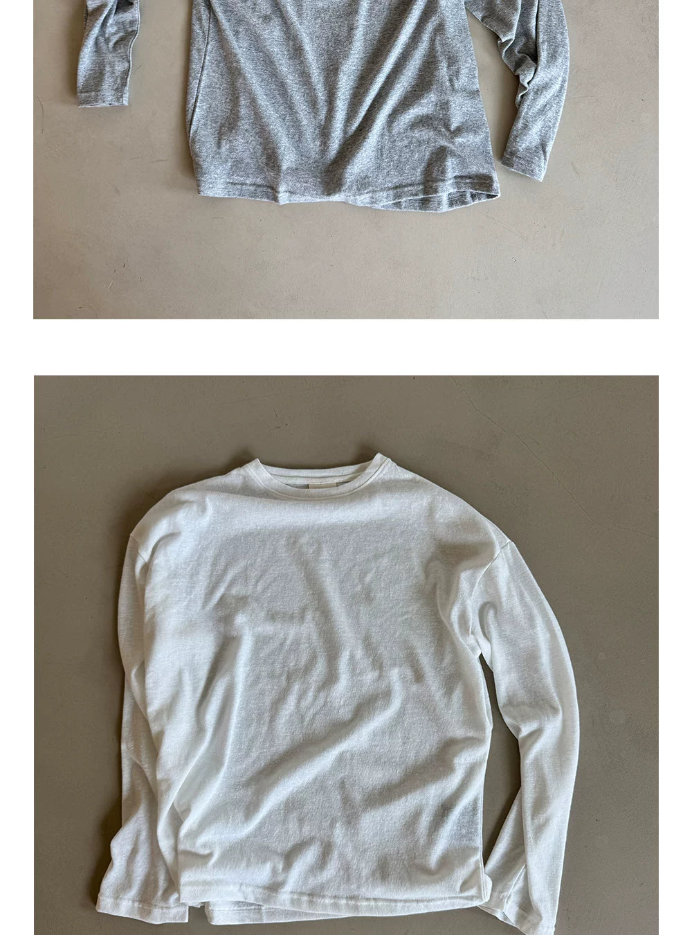 Anniehall Small Neckline Vintage Bottom Long Sleeve