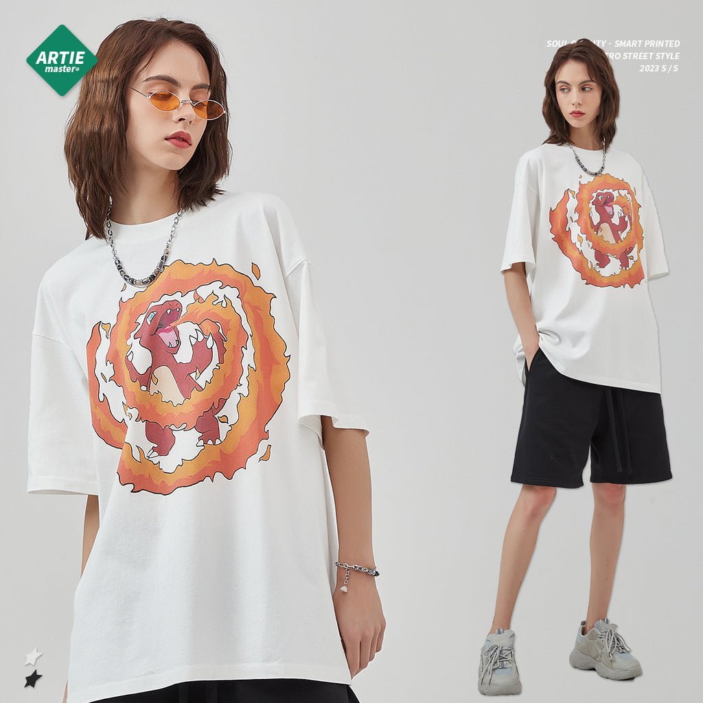 ARTIE Animation Cartoon Dragon Digital Printing Tee