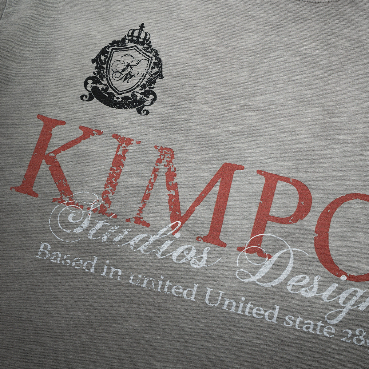 SUPER WAY Gradual Change Letter Print Tee