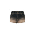 ABMY Washed Gradual Change Denim Shorts