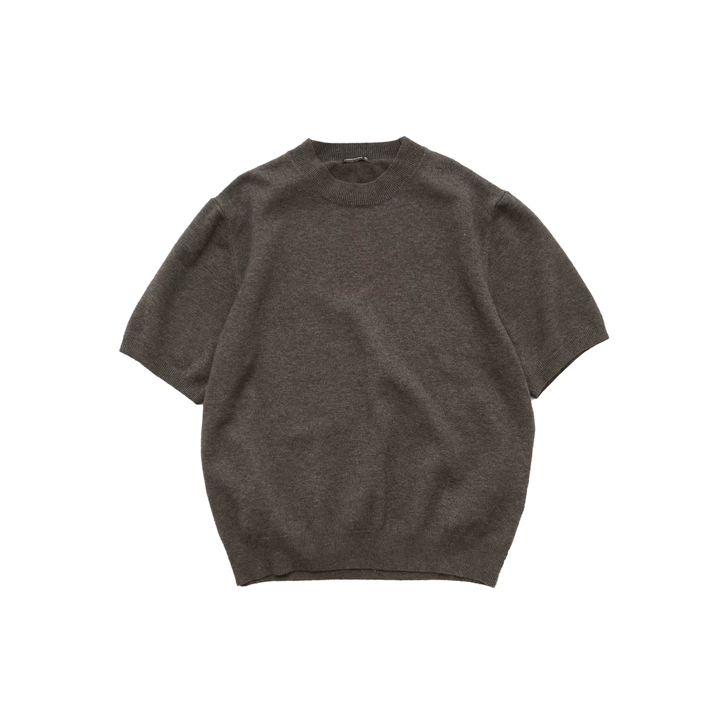 LIVINGTOWN Vintage Versatile Crew Neck Knitted Tee