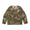 BURNIN Flame Flower Camouflage Casual Loose Long Sleeve