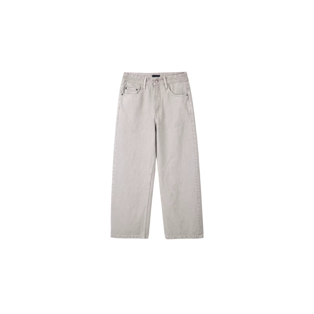 PLUS NO LOGO Loose Micro Wide Leg A-Leg Jeans