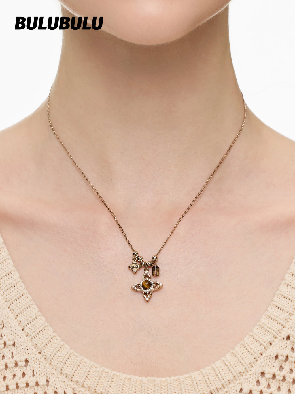 BULUBULU Tiger's Eye Necklace