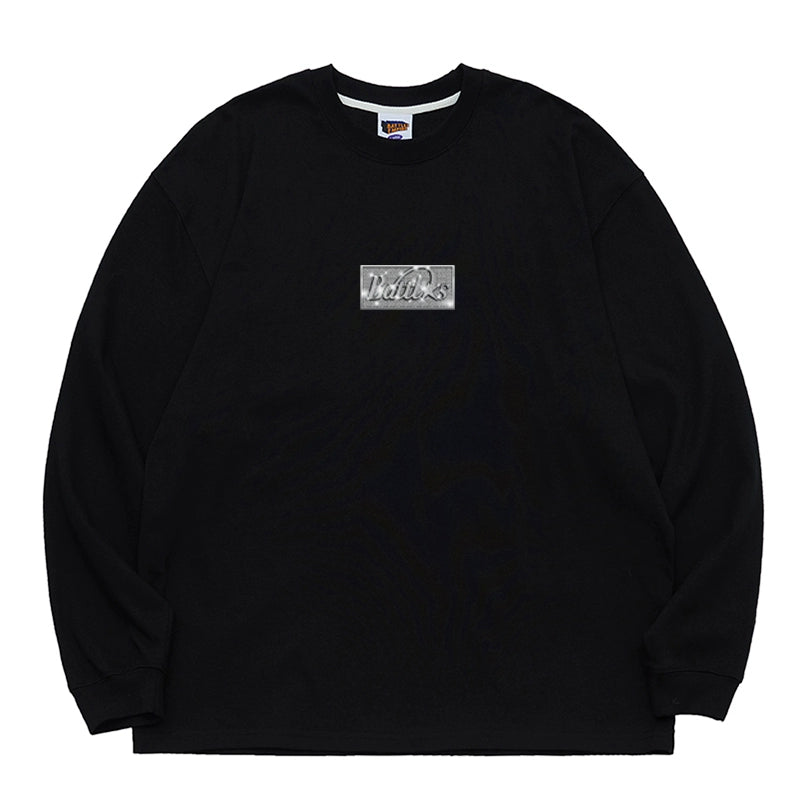 Battles Diamond Print Logo Long Sleeve