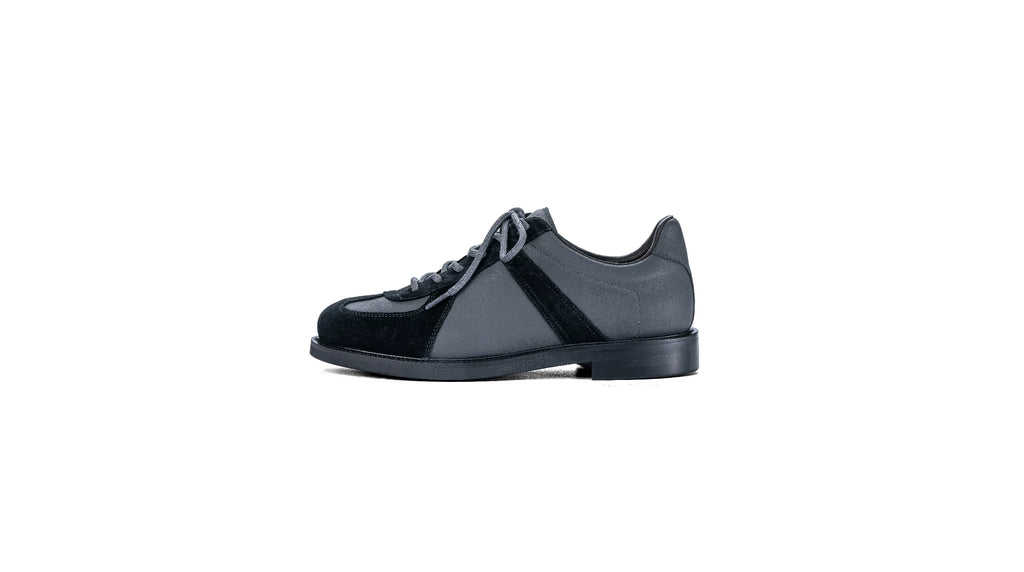TERRAKOO First-layer Cowhide Lace-up Heightening Casual Moral Training Leather Shoes