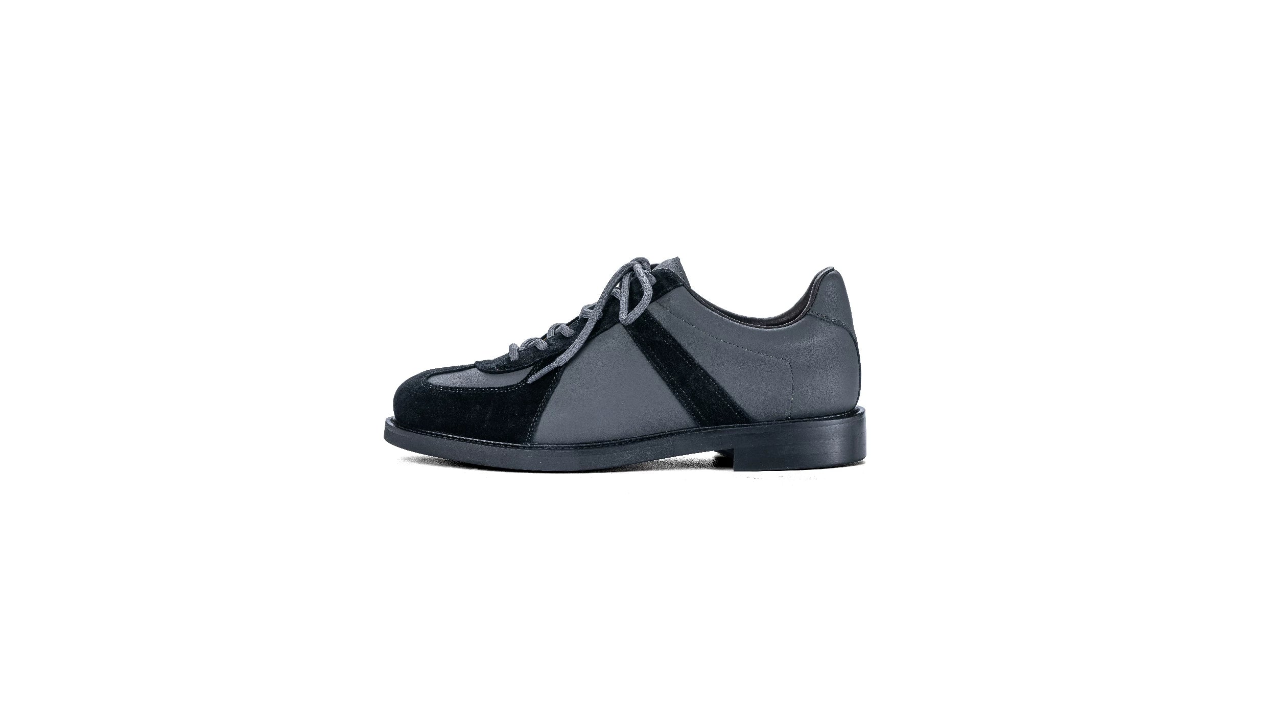 TERRAKOO First-layer Cowhide Lace-up Heightening Casual Moral Training Leather Shoes