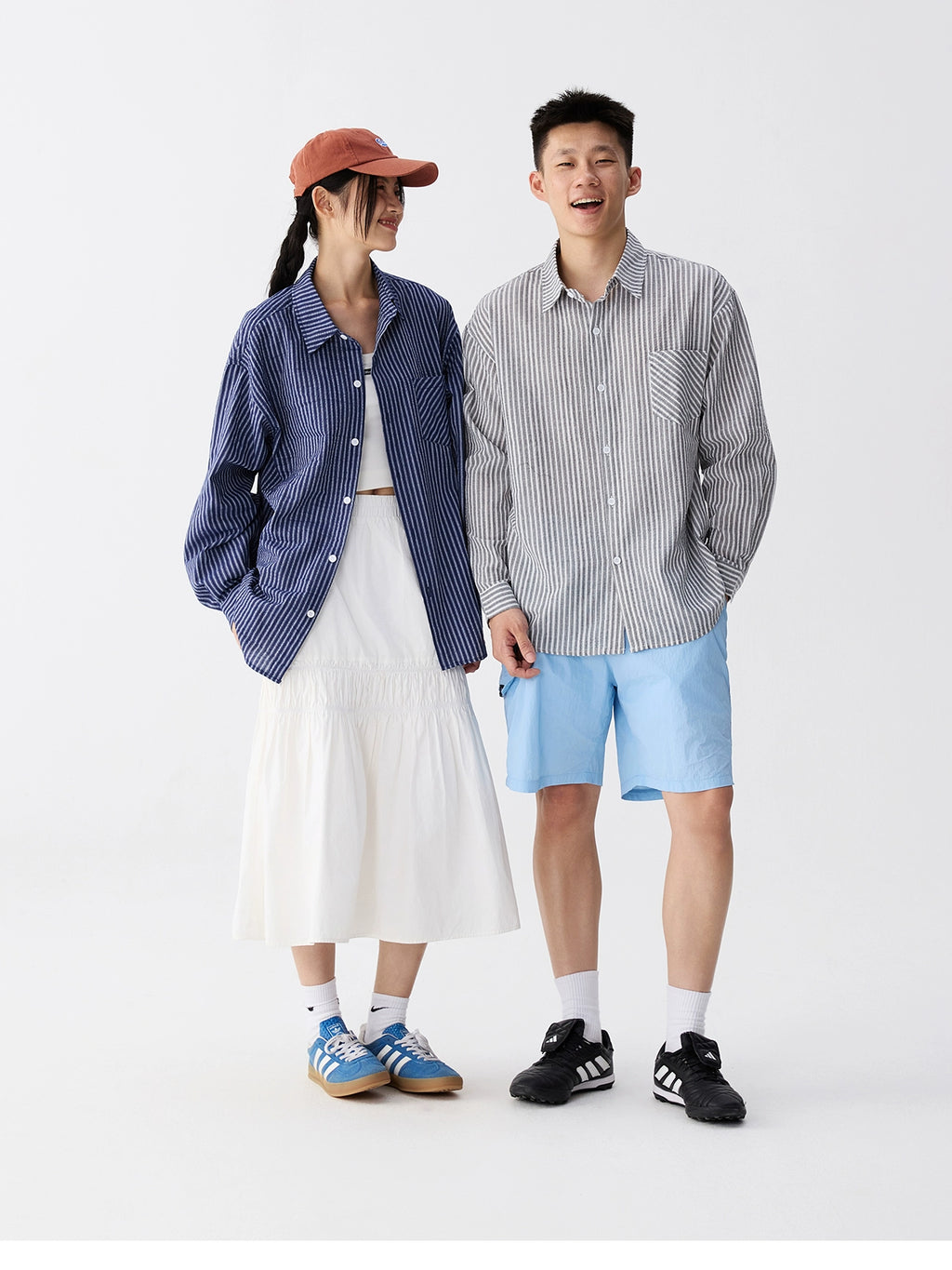 OWOX Classic Pinstriped Thin Casual Loose Shirt