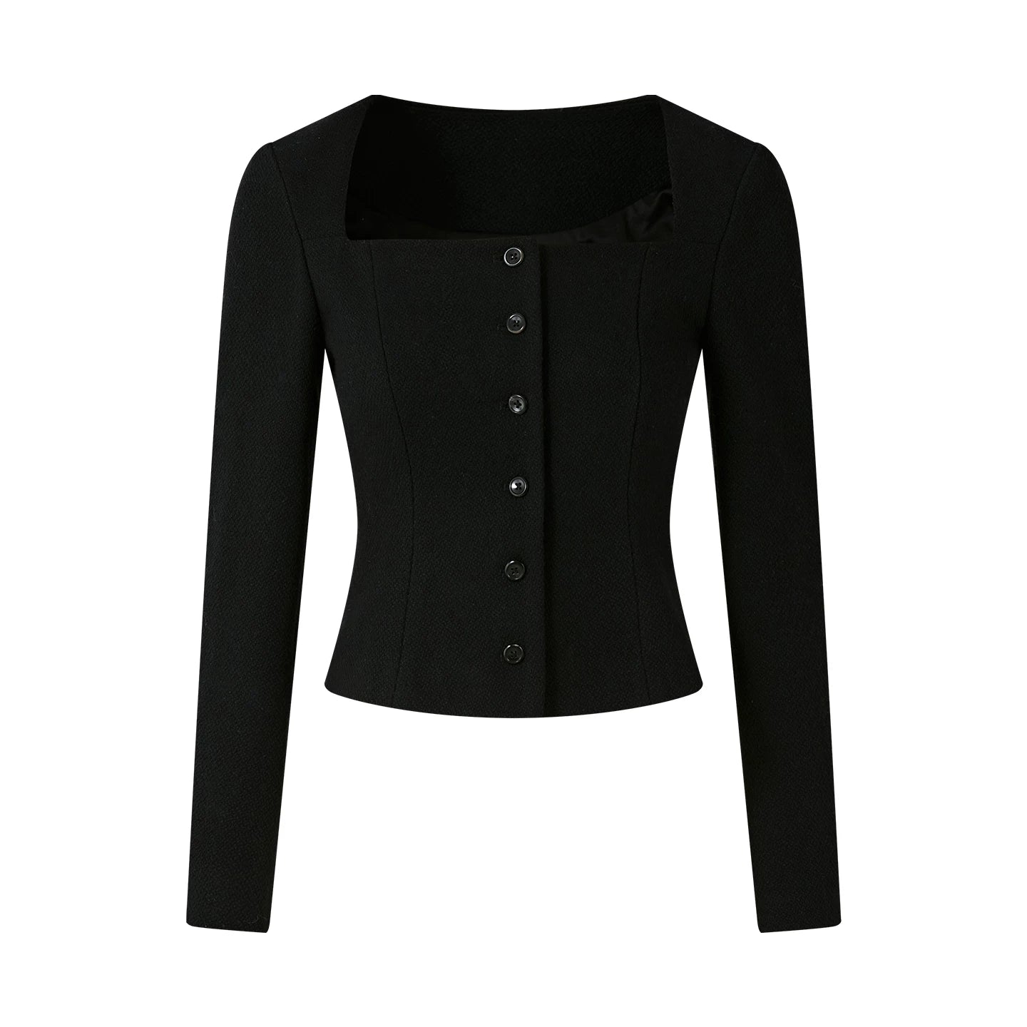 FINDYAWINGS Temperament Square Collar Small Fragrant Skirt Set