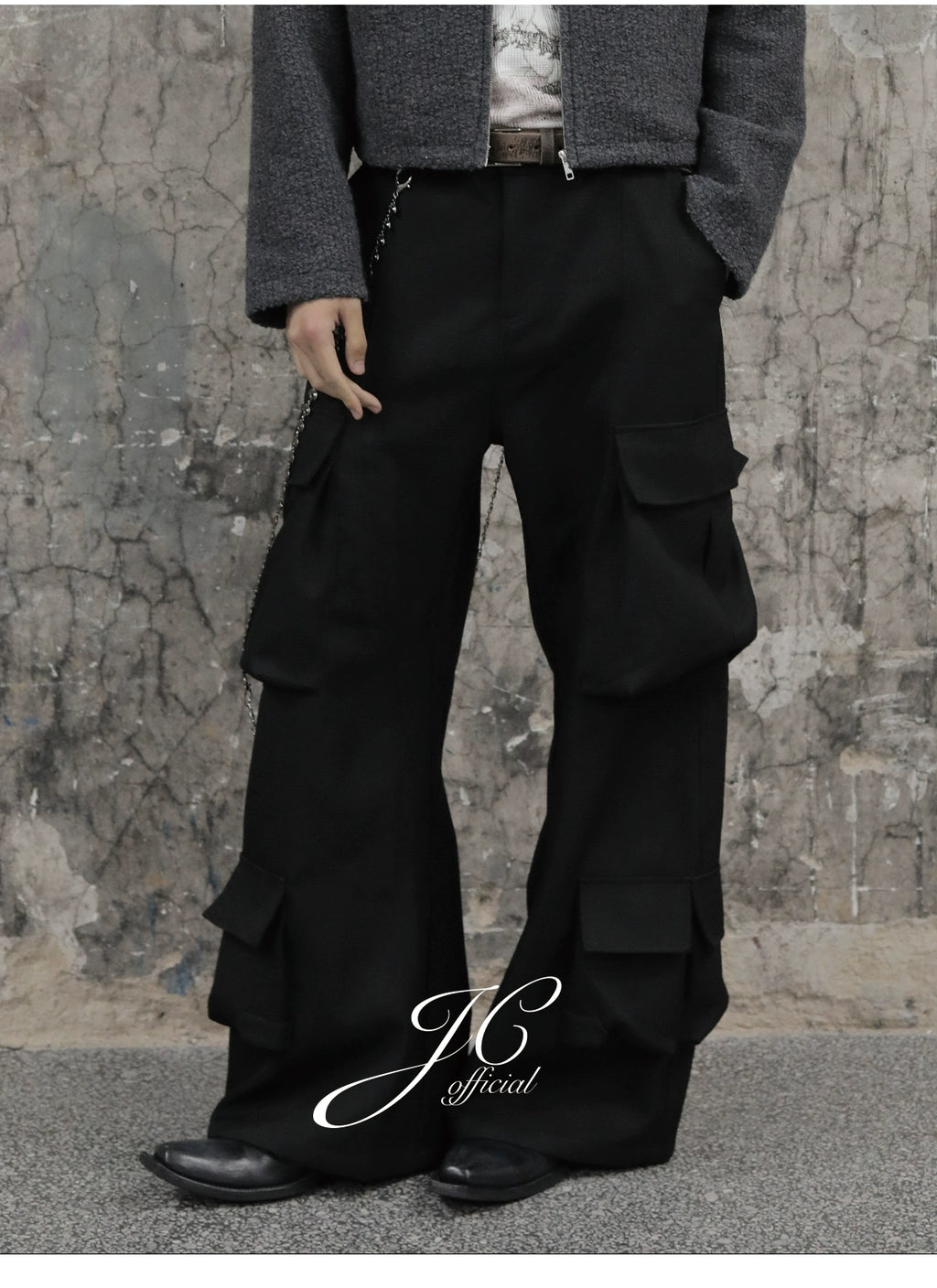 JCAESAR POCKET Multi-pocket Tooling Scimitar Pants