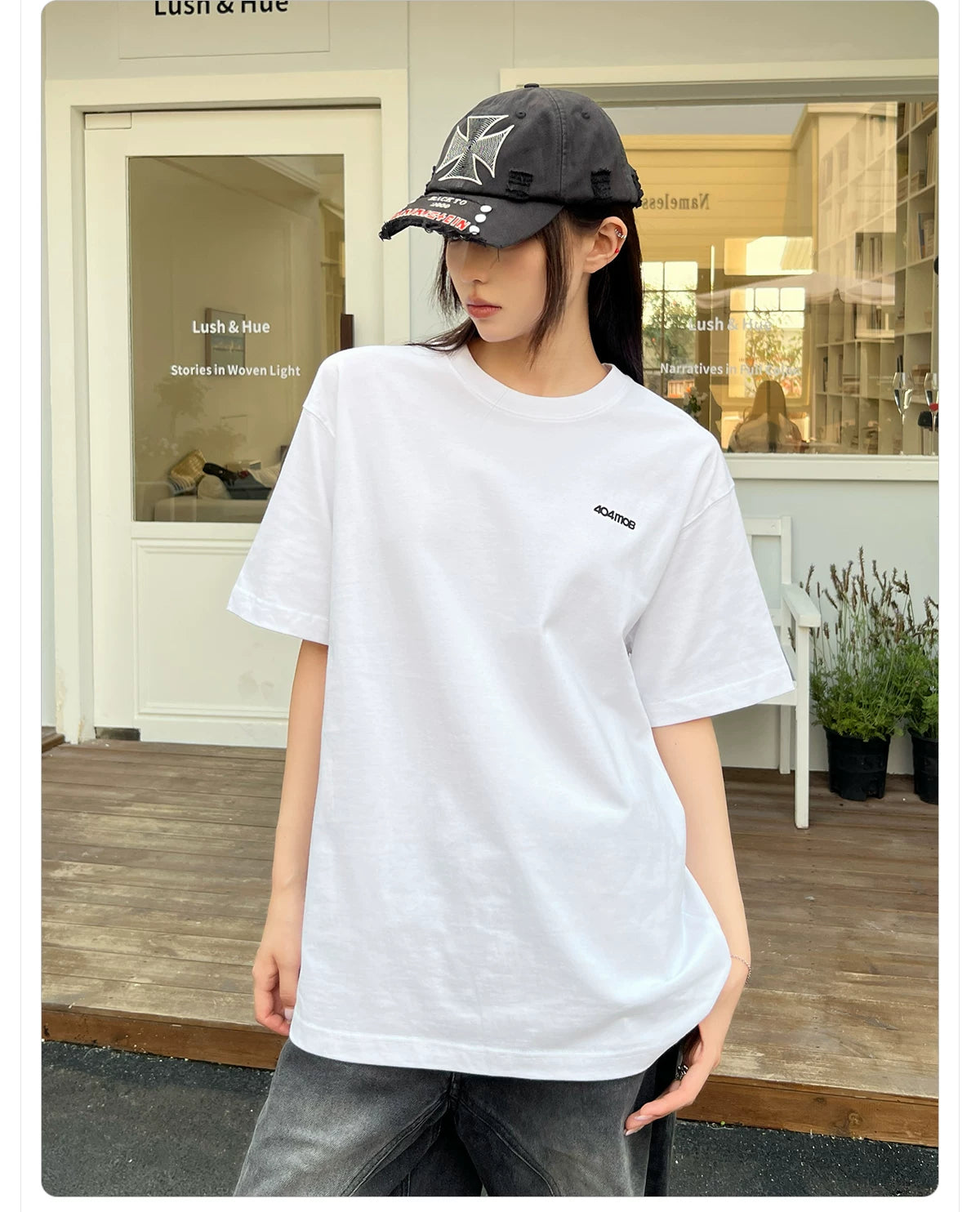 404MOB Simple Casual Versatile Tee