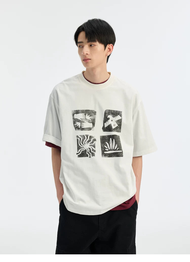 BUTTBILL Cool Loose Casual Tee