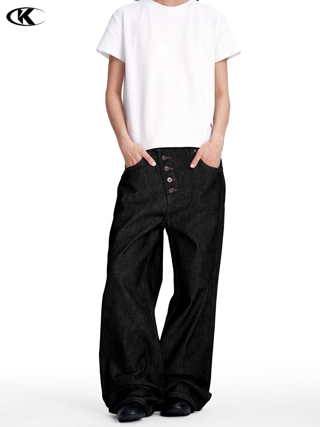 11KN Retro Loose Casual Jeans