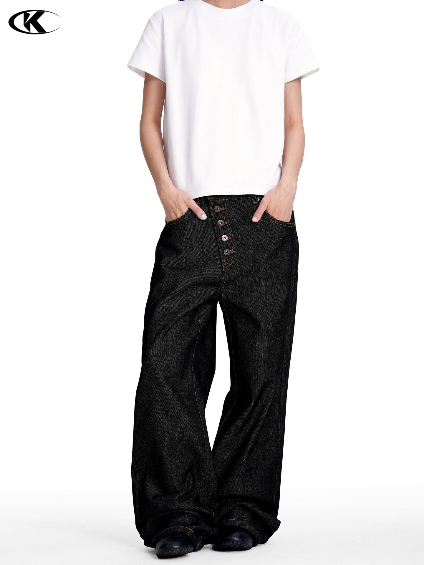 11KN Retro Loose Casual Jeans