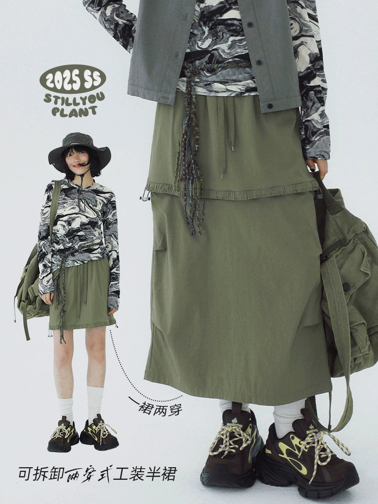 STILLYOU Detachable Two-wear Outdoor Tooling Skirt