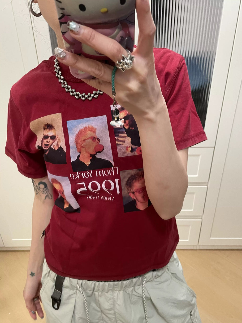 MMBBT Character Print Casual Round Neck Tee