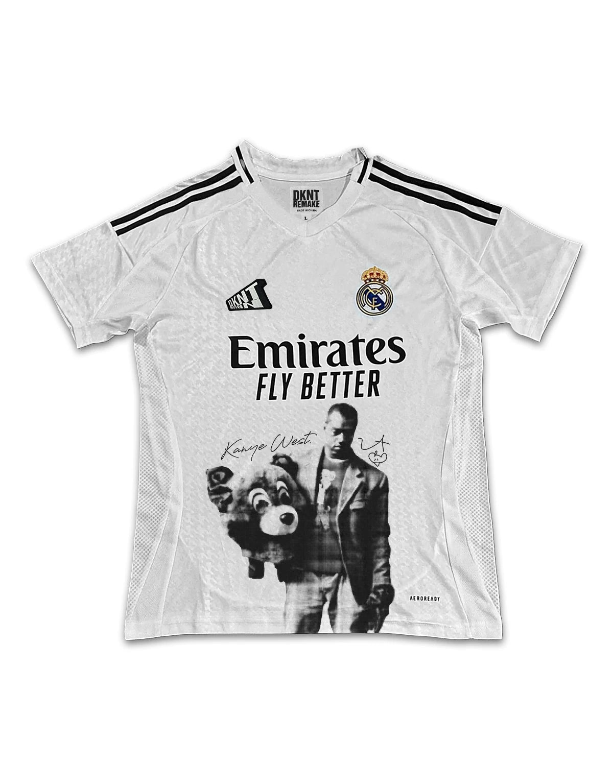 KANYE Portrait Print Casual Versatile Tee