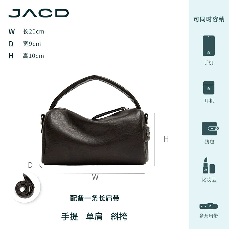 JACD Crossbody Premium Pillow Bag Portable Boston Bag