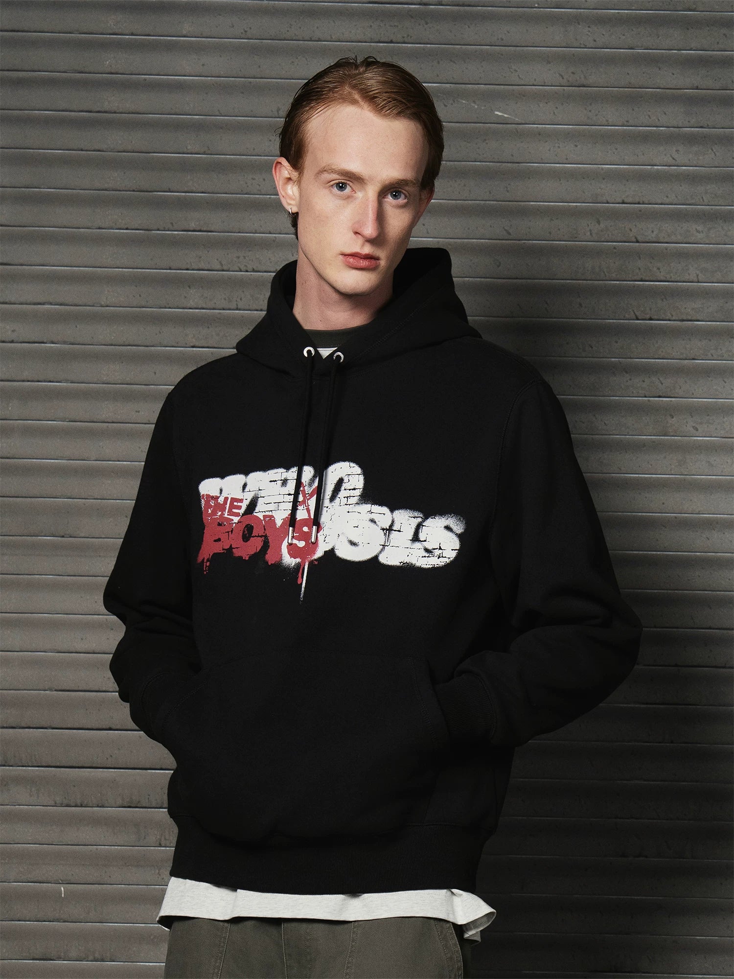 WHOOSIS Vintage Casual Hooded Sweater