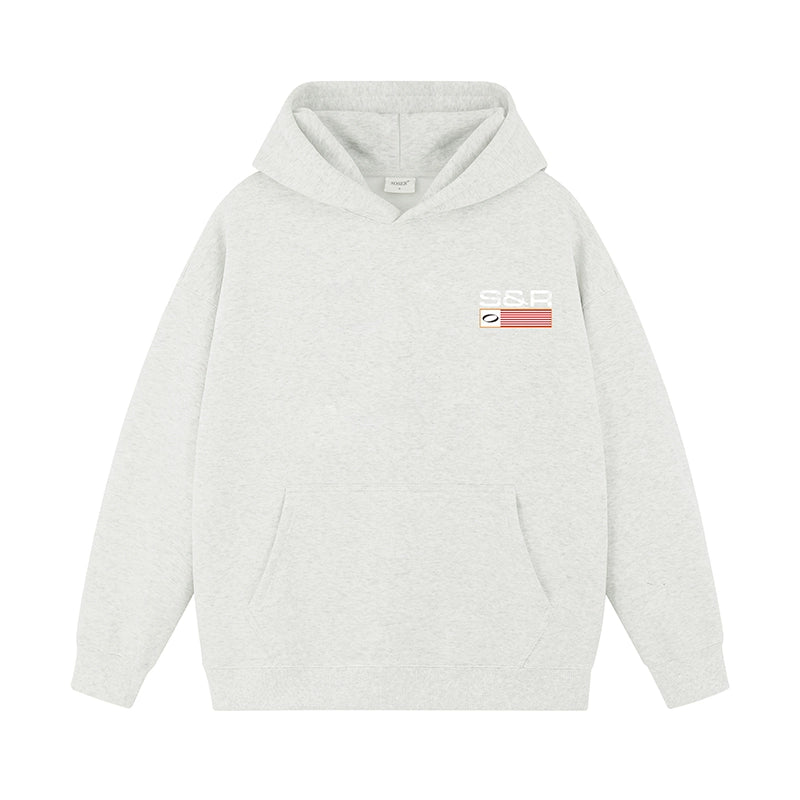 SOSER Vintage Heavy Casual Hooded Sweater