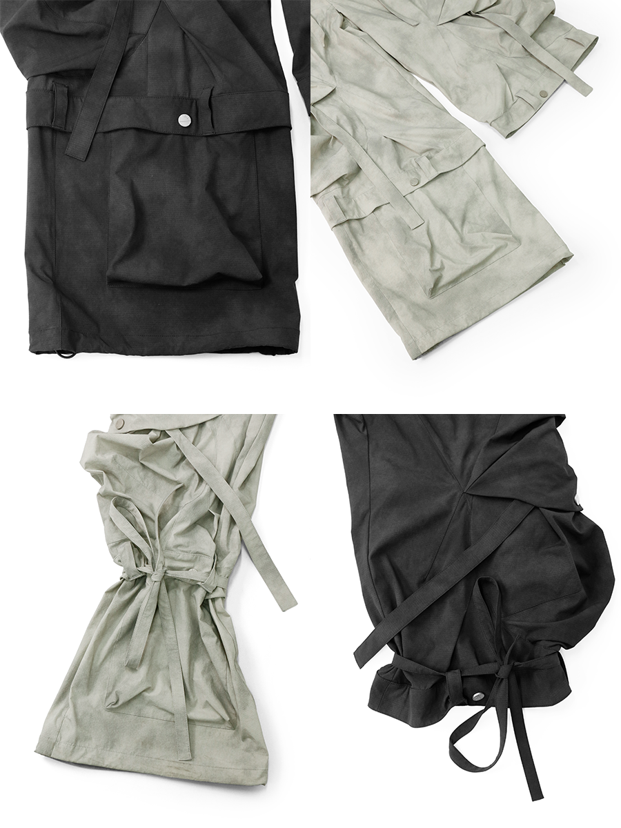 RELABEL Vintage Stitched Loose Overalls